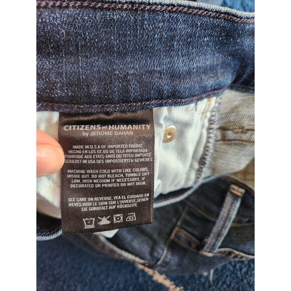 Citizens of Humanity Emannuelle Slim Boot Dark Wash Women's Denim Jeans 27 - Picture 11 of 12